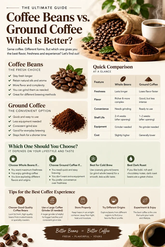 Current image: fresh whole bean coffee